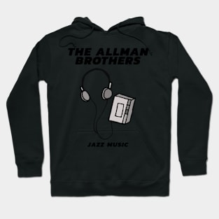 The Allman Brothers / Cassette Tape Style Hoodie